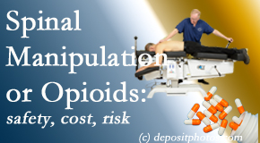 Apple Country Chiropractic presents new comparison studies of the safety, cost, and effectiveness in reducing the risk of further care of chronic low back pain: opioid vs spinal manipulation treatments.