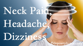 Apple Country Chiropractic helps decrease neck pain and dizziness and related neck muscle issues.