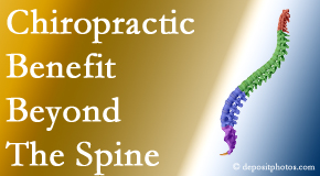 Apple Country Chiropractic chiropractic care benefits more than the spine particularly when the thoracic spine is treated!