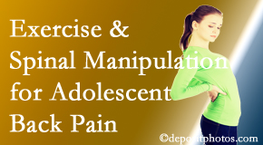 Apple Country Chiropractic uses Williamson chiropractic and exercise to relieve back pain in adolescents. 
