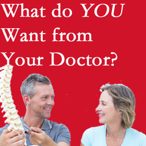 Williamson chiropractic at Apple Country Chiropractic includes examination, diagnosis, treatment, and listening!