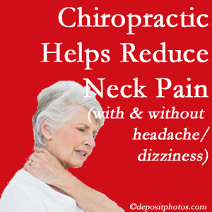 Williamson chiropractic treatment of neck pain even with headache and dizziness relieves pain at a reduced cost and increased effectiveness. 