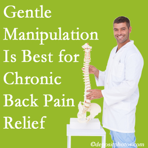 Gentle Williamson chiropractic treatment of chronic low back pain is best. 