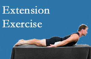 Apple Country Chiropractic recommends extensor strengthening exercises when back pain patients are ready for them.