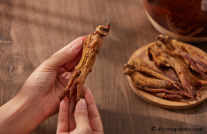 Williamson chiropractic nutrition tip: image  of red ginseng for anti-aging and anti-inflammatory pain