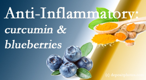 Apple Country Chiropractic presents recent studies touting the anti-inflammatory benefits of curcumin and blueberries. 