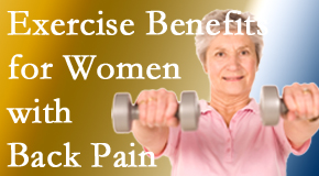 Apple Country Chiropractic shares recent research about how beneficial exercise is, especially for older women with back pain. 