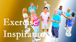 Apple Country Chiropractic hopes to inspire exercise for back pain relief by listening closely and encouraging patients to exercise with others.