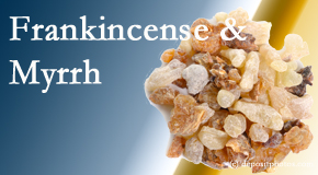 frankincense and myrrh picture for Williamson anti-inflammatory, anti-tumor, antioxidant effects