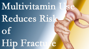 Apple Country Chiropractic shares new research that shows a reduction in hip fracture by those taking multivitamins.