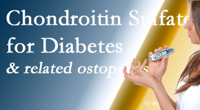 Apple Country Chiropractic shares new info on the benefits of chondroitin sulfate for diabetes management of its inflammatory and osteoporotic aspects.