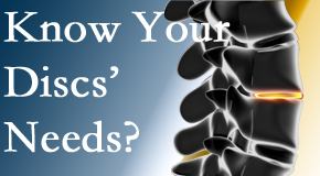 Your Williamson chiropractor thoroughly understands spinal discs and what they need nutritionally. Do you?