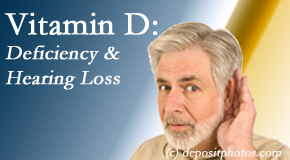 Apple Country Chiropractic presents recent research about low vitamin D levels and hearing loss. 