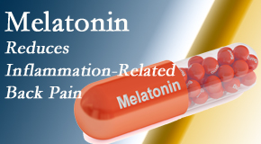 Apple Country Chiropractic shares new findings that melatonin interrupts the inflammatory process in disc degeneration that causes back pain.