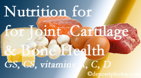 Apple Country Chiropractic describes the benefits of vitamins A, C, and D as well as glucosamine and chondroitin sulfate for cartilage, joint and bone health. 