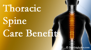 Apple Country Chiropractic is amazed at the benefit of thoracic spine treatment beyond the thoracic spine to help even neck and back pain. 
