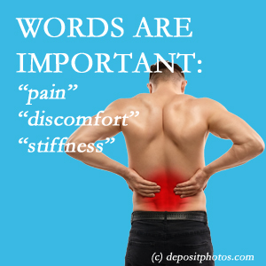Your Williamson chiropractor listens to every word you use to describe the back pain experience to develop the proper, relieving treatment plan.