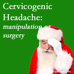 The Williamson chiropractic manipulation and mobilization show benefit for relieving cervicogenic headache as an option to surgery for its relief.