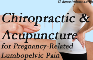 Williamson chiropractic and acupuncture may help pregnancy-related back pain and lumbopelvic pain.