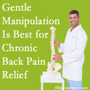 Gentle Williamson chiropractic treatment of chronic low back pain is best.