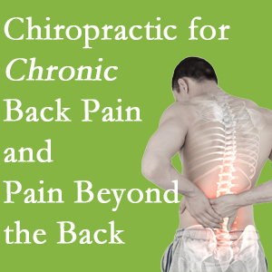 Williamson chiropractic care helps control chronic back pain that causes pain beyond the back and into life that prevents sufferers from enjoying their lives.
