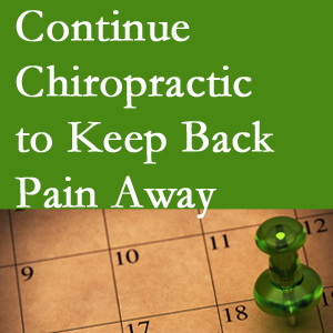 Continued Williamson chiropractic care fosters back pain relief.