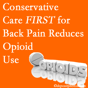 Apple Country Chiropractic provides chiropractic treatment as an option to opioids for back pain relief.